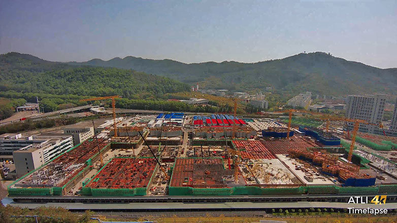 ATLI 4K 延时拍摄案例 - 深圳工地